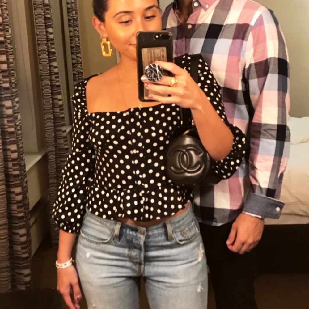 Majorelle bustier button down